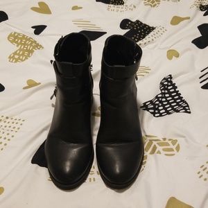 Black H&M booties